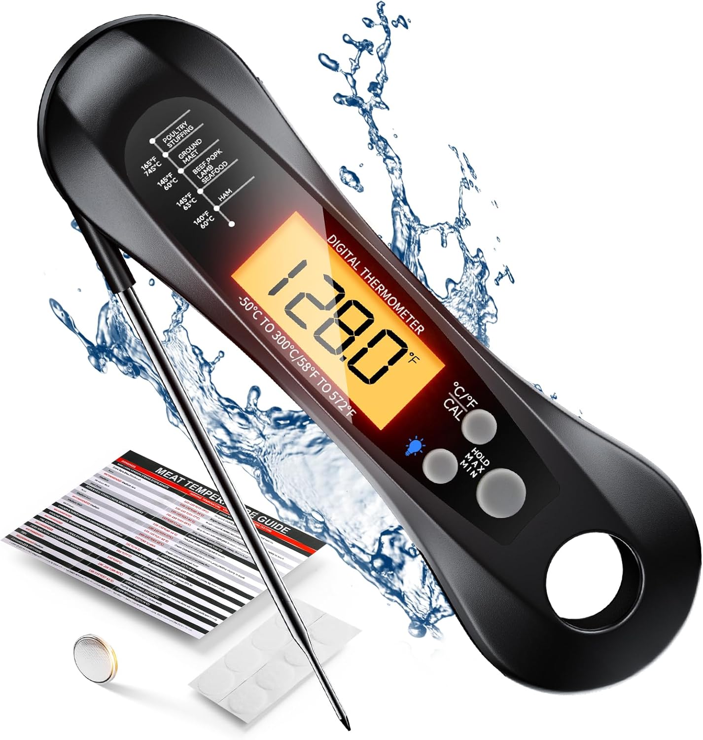 Digital Thermometer Probe - Cyfrowy termometr do mięsa z natychmiastowym