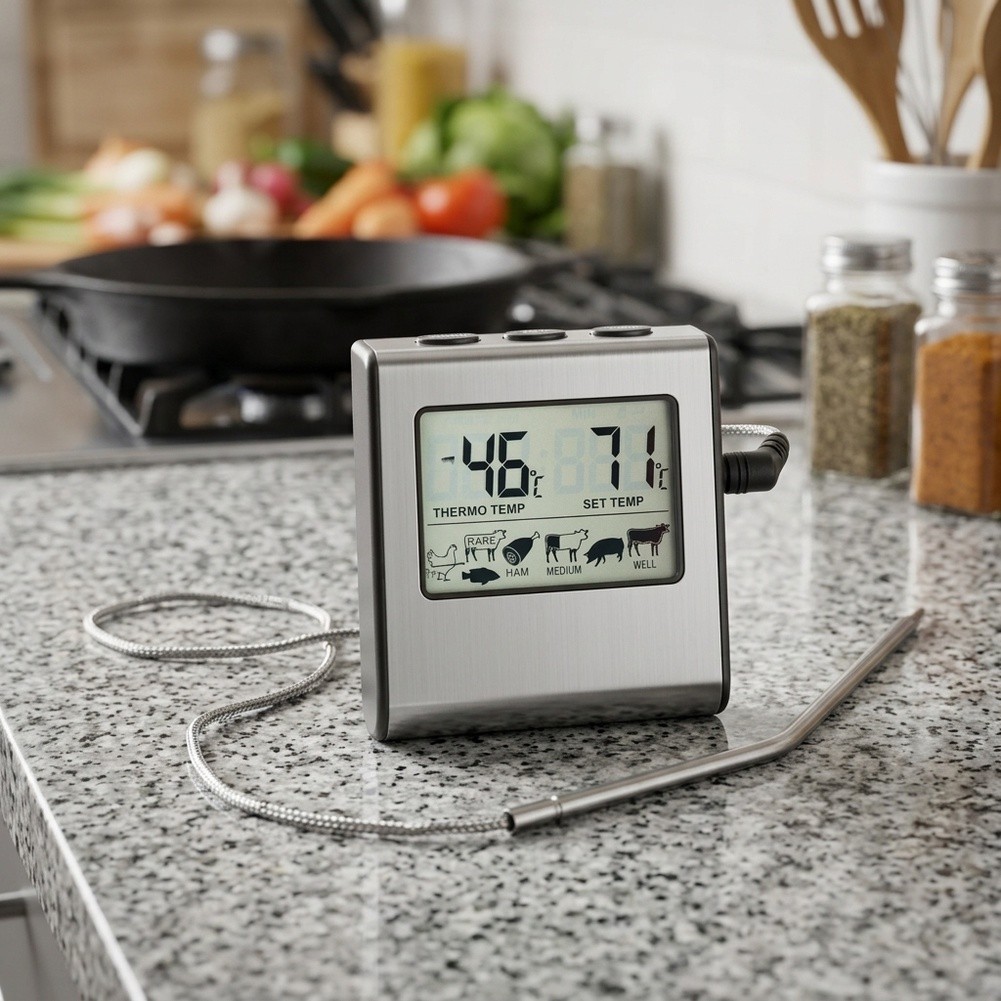 Digital Thermometer Probe - 1 szt. Cyfrowy termometr do mięsa