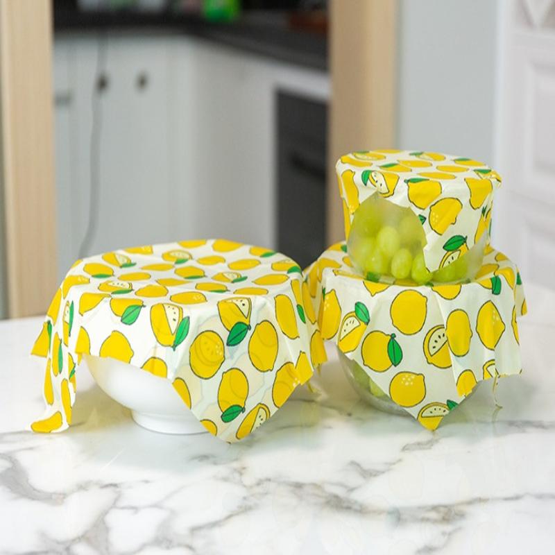 Beeswax Sheet Roll - 【S】3 Arkusze Woskowanych Folii do Żywności,