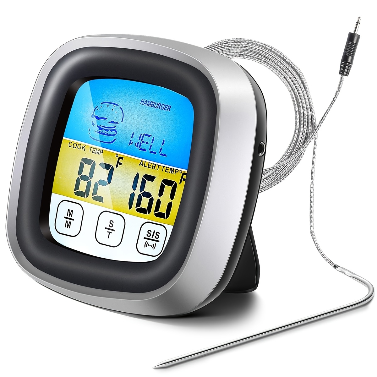 Digital Thermometer Probe - Cyfrowy termometr do mięsa, timer do