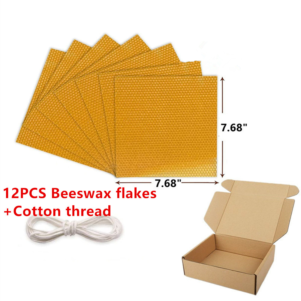 Beeswax Sheet Roll - Zestaw 12 szt. cienkich arkuszy wosku