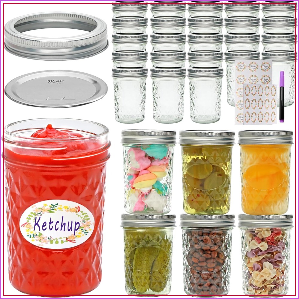Mason Jar 8Oz - 30 sztuk słoików typu Mason o