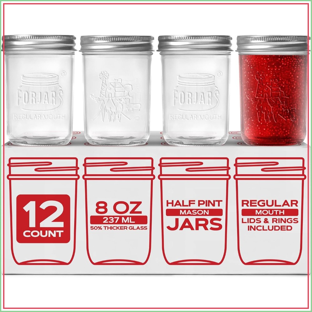 Mason Jar 8Oz - Słoiki typu Mason Premium o pojemności