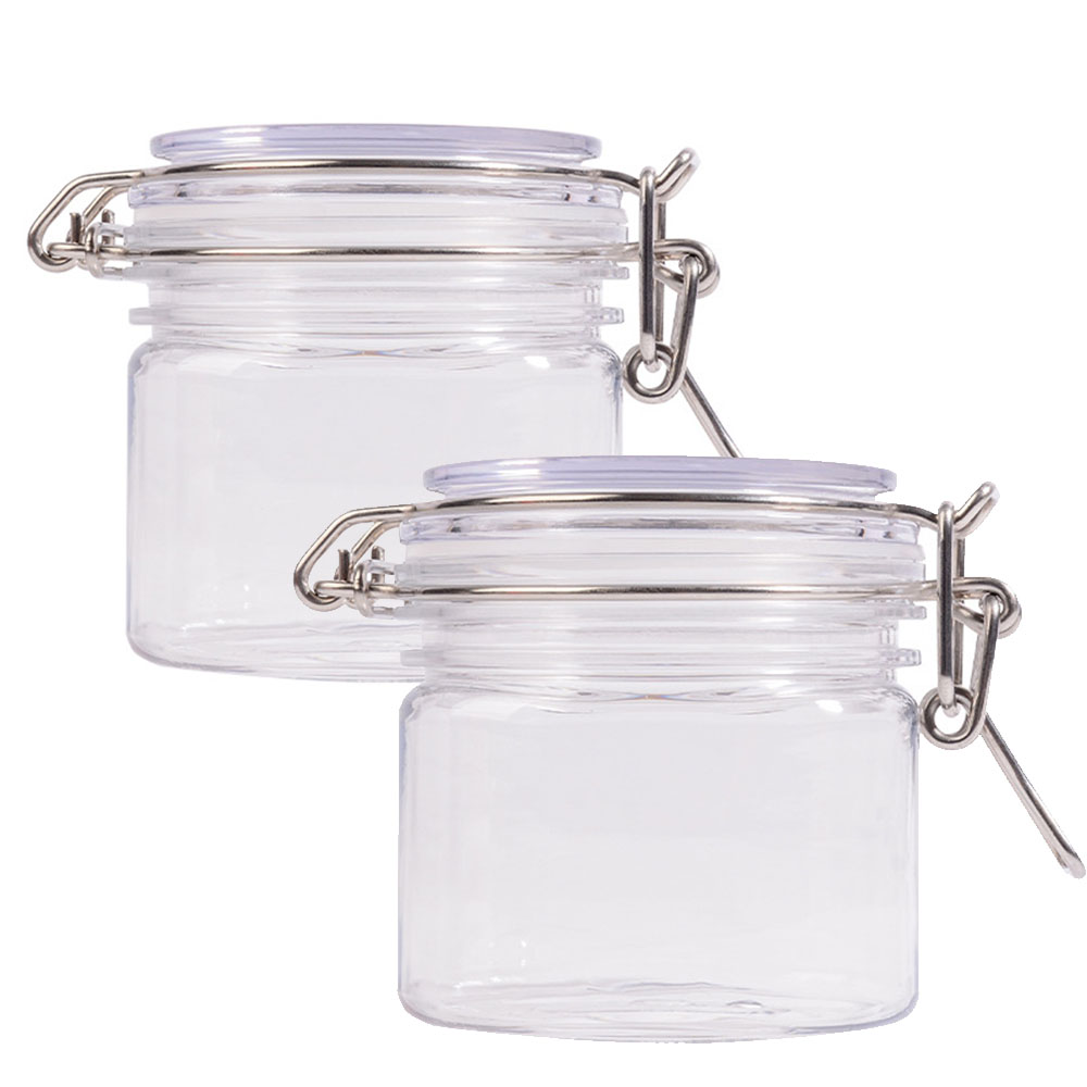 Mason Jar 8Oz - 2 szt. 8 uncji/250 ml plastikowe