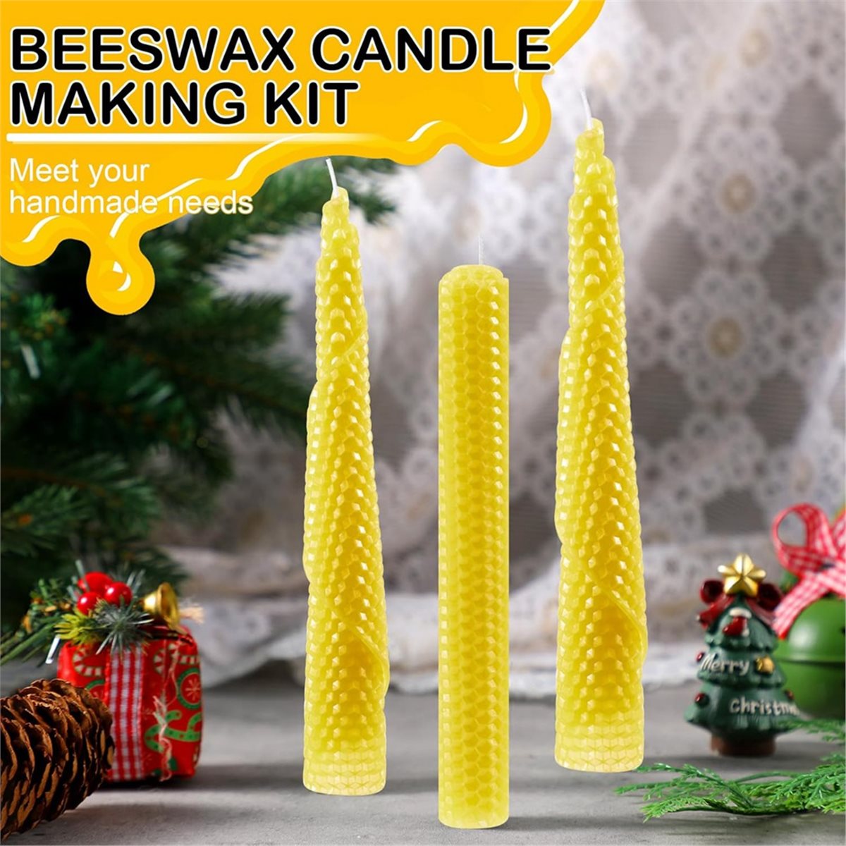 Beeswax Sheet Roll - N94R 24 szt. Zestaw do robienia