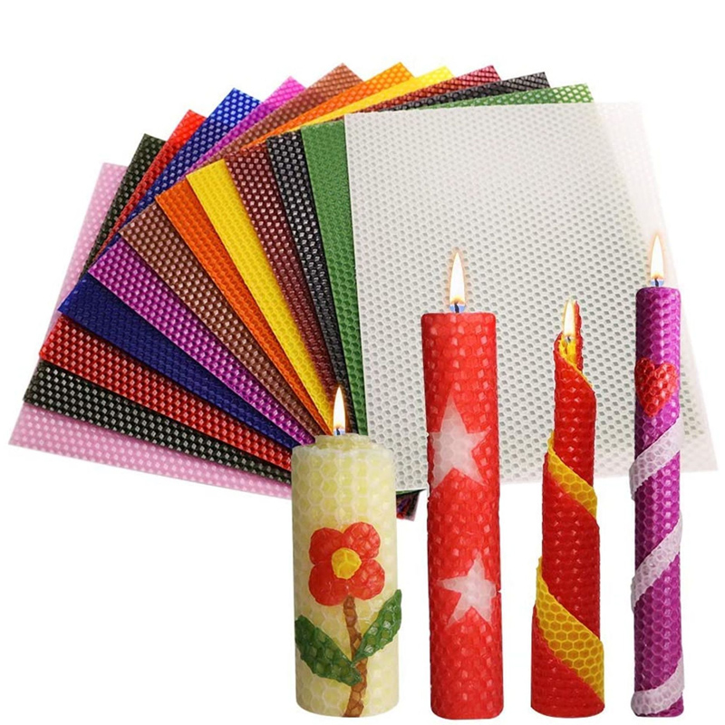 6 szt. 12 Kolorów Arkuszy Wosk – Beeswax Sheet Roll recenzja i cena