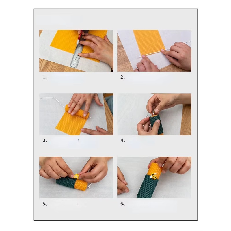 12 sztuk/zestaw 15*20CM Arkusz – Beeswax Sheet Roll recenzja i cena