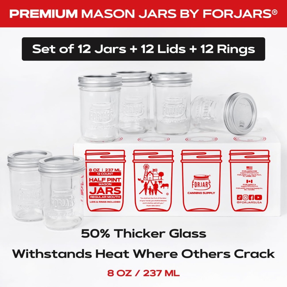 Słoiki typu Mason Premium o po – Mason Jar 8Oz recenzja i cena