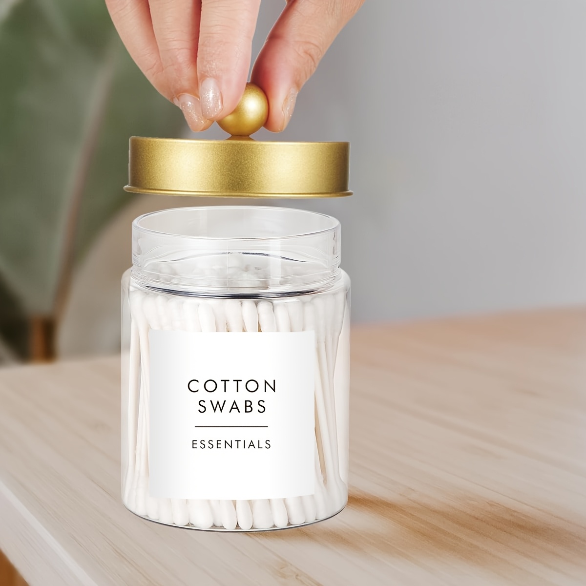 Pojemnik na waciki Qtip - plas – Mason Jar 8Oz recenzja i cena