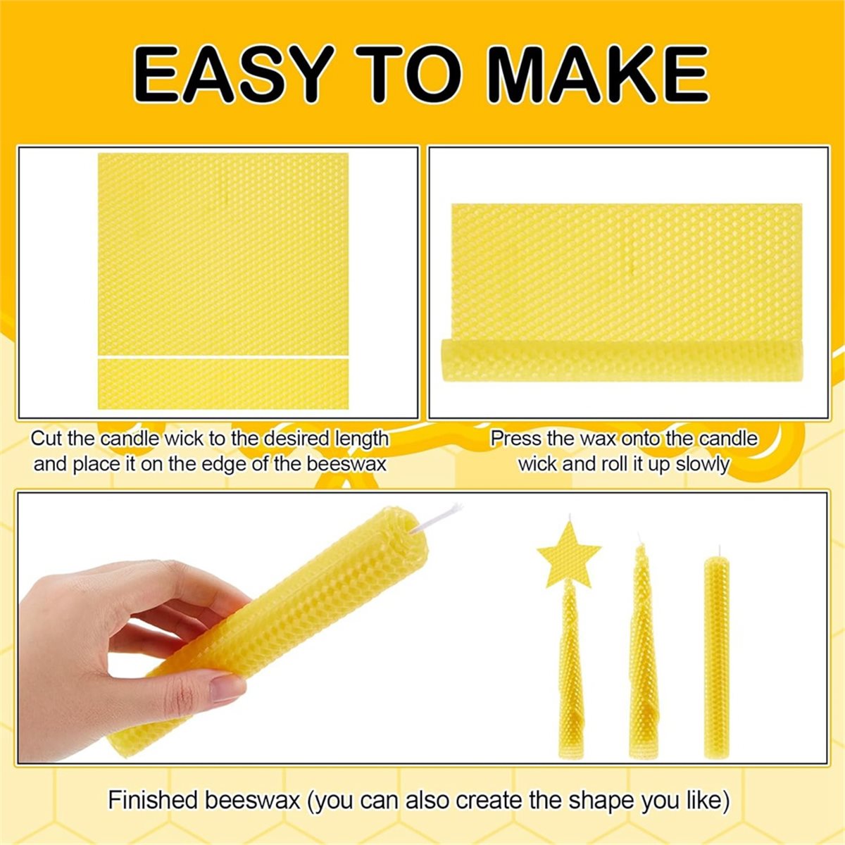 N94R 24 szt. Zestaw do robieni – Beeswax Sheet Roll recenzja i cena